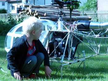 Helikopter Jakadofsky Turbine in Lama SA315B