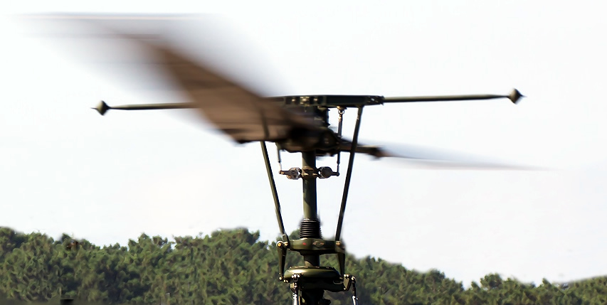Bell UH1D Rotorkopf mit Bell Gewichten