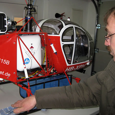 rc heli/ Modellhubschrauber einstellen